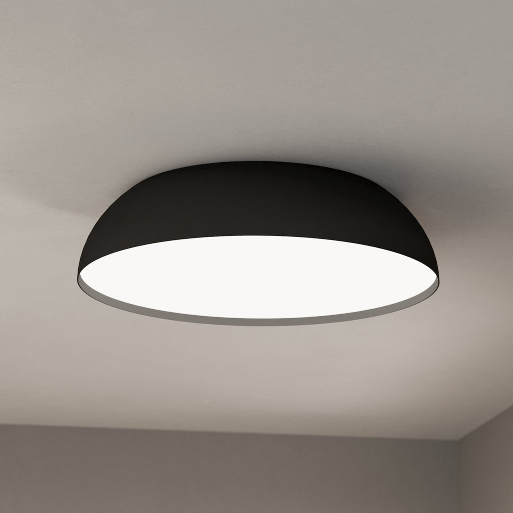 LED taklampe Tollos-Z dimbar Ø55 cm svart CCT RGB forfra