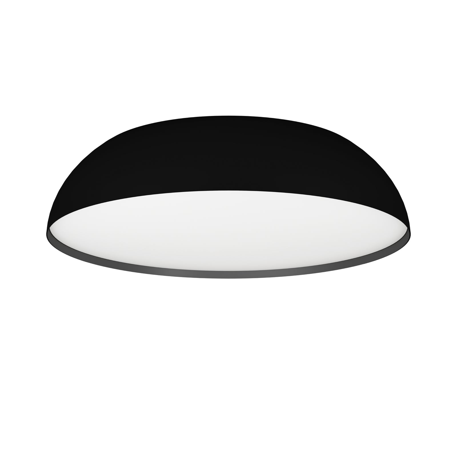 LED taklampe Tollos-Z detalj av lampeoverflate i svart