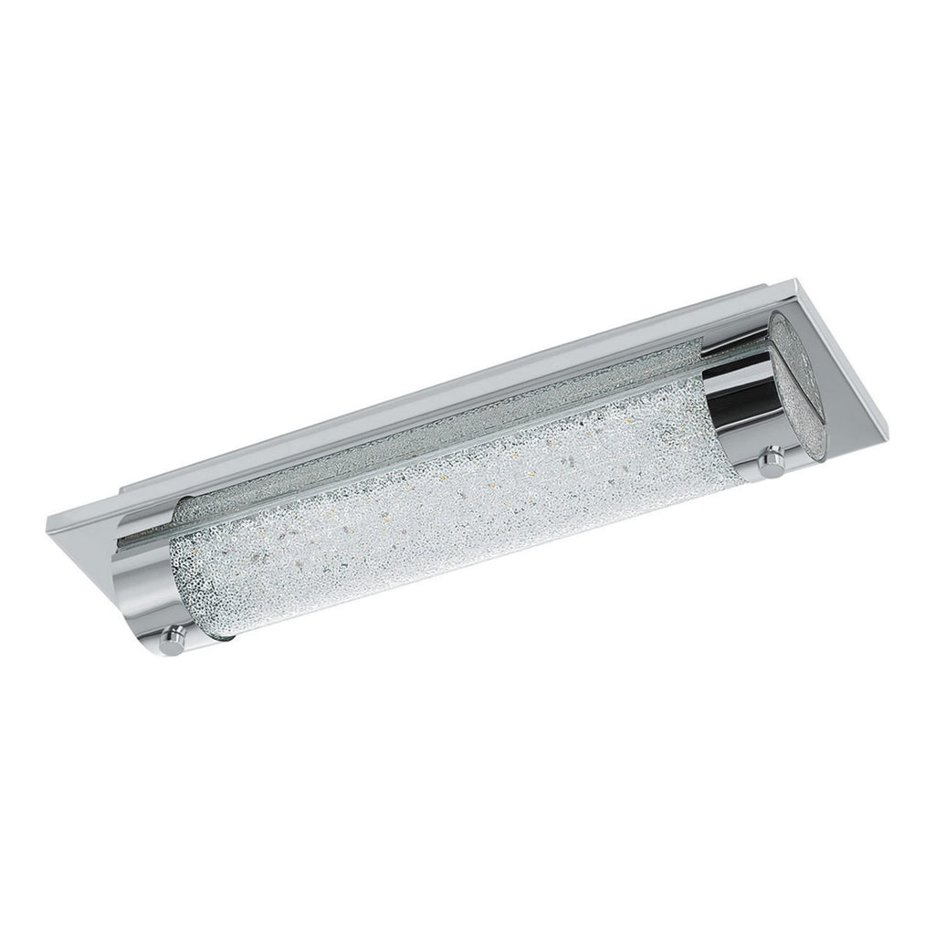 LED taklampe Tolorico glass krystalleffekt 35 cm IP44 forfra