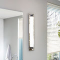 LED-taklampe Tolorico krystallglass rustfritt stål 57 cm forfra