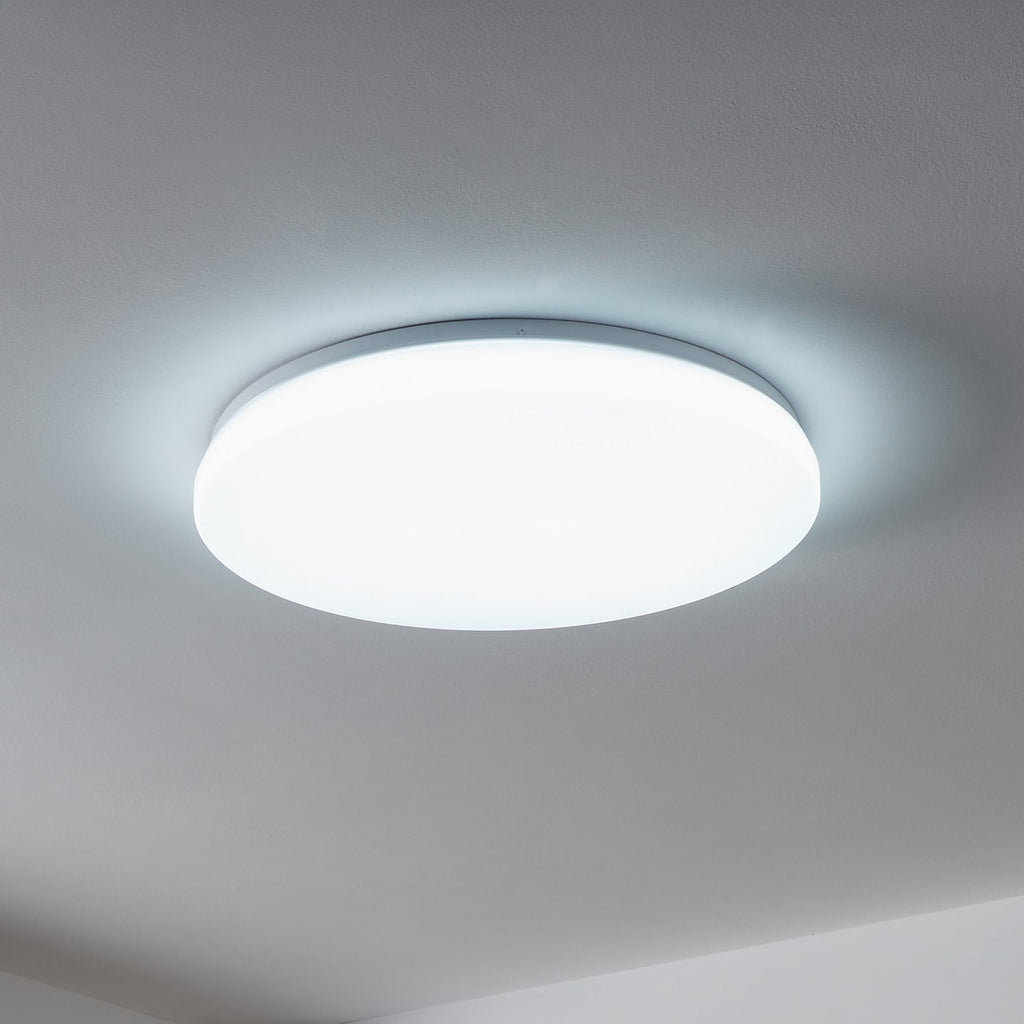 LED taklampe Totari-Z dimbar CCT Ø56 cm hvit forfra