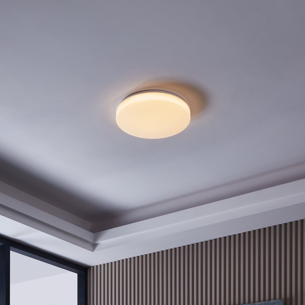 LED taklampe Totari-Z dimbar hvit Ø38 cm bakside