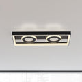 LED taklampe Traforo dimbar CCT 45x20 cm svart forfra