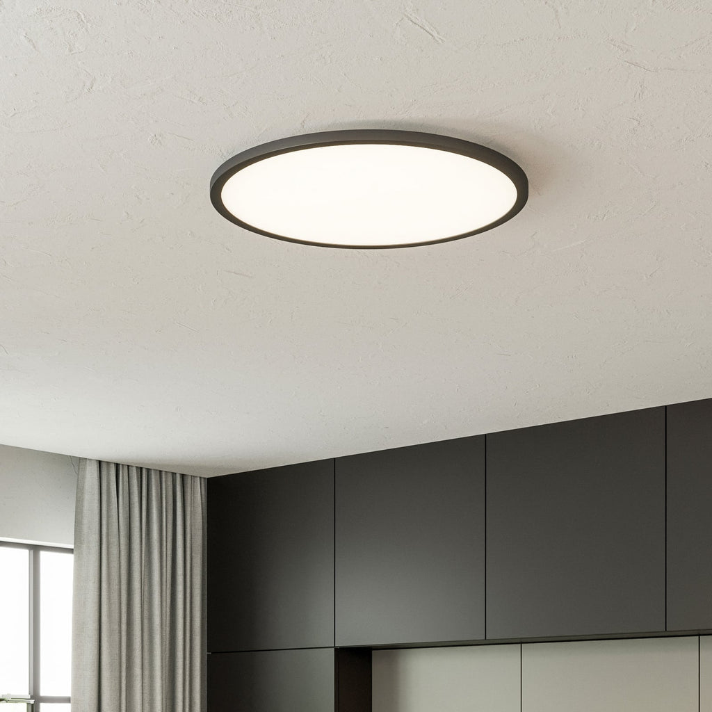 LED taklampe Tuco CCT dimbar svart Ø50 cm bakside