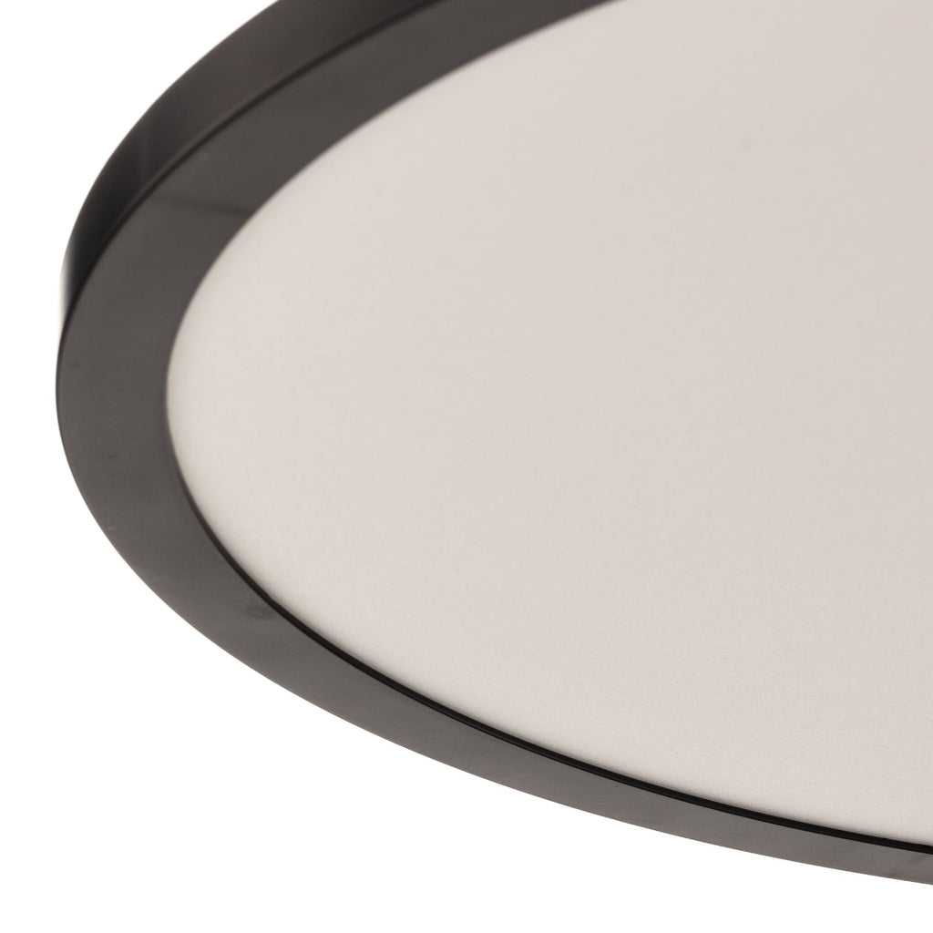 LED taklampe Tuco CCT dimbar svart Ø50 cm lysmodus varm hvit