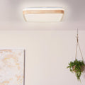 LED taklampe Tumeo tre 39,5x39,5 cm 24W varmhvit forfra