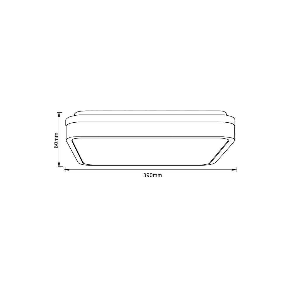 LED taklampe Tumeo tre 39,5x39,5 cm 24W varmhvit detalj av LED-lyskilde