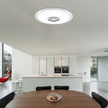 LED taklampe Tune RGB med høyttaler dimbar Ø60 cm forfra