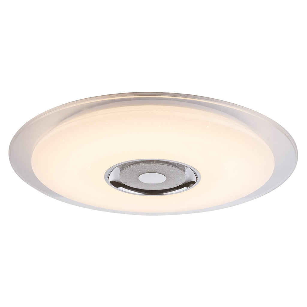 LED taklampe Tune RGB med høyttaler dimbar Ø60 cm montert