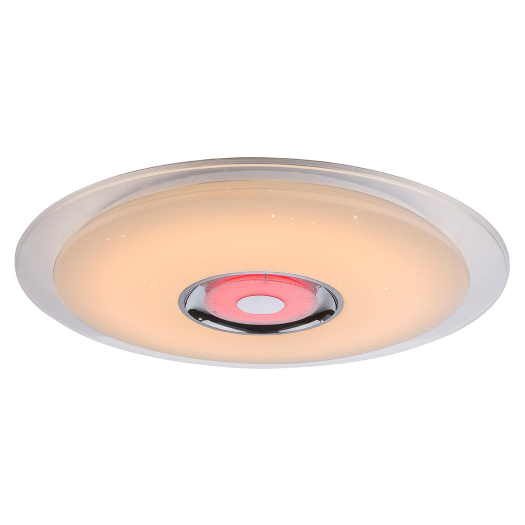 LED taklampe Tune RGB med høyttaler dimbar Ø60 cm med fjernkontroll