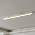 LED taklampe Turcona-Z dimbar RGBW 120x10 cm hvit forfra