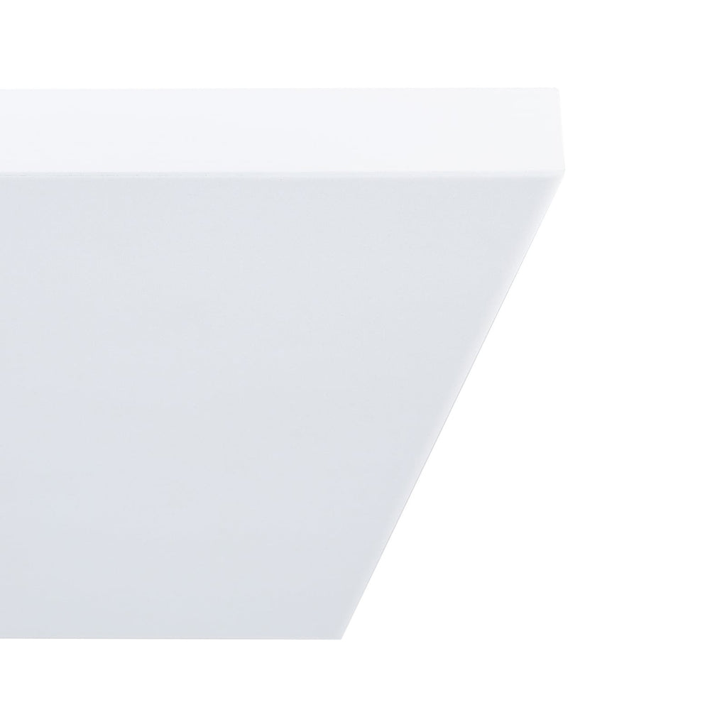 Lysfargejustering på LED taklampe Turcona-Z dimbar RGBW 60x60 cm hvit