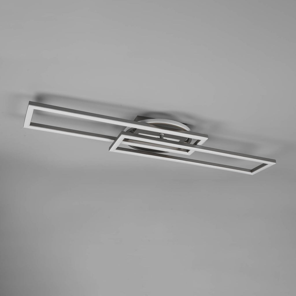 Detalj av LED taklampe Twister dimbar med fjernkontroll CCT 90 cm