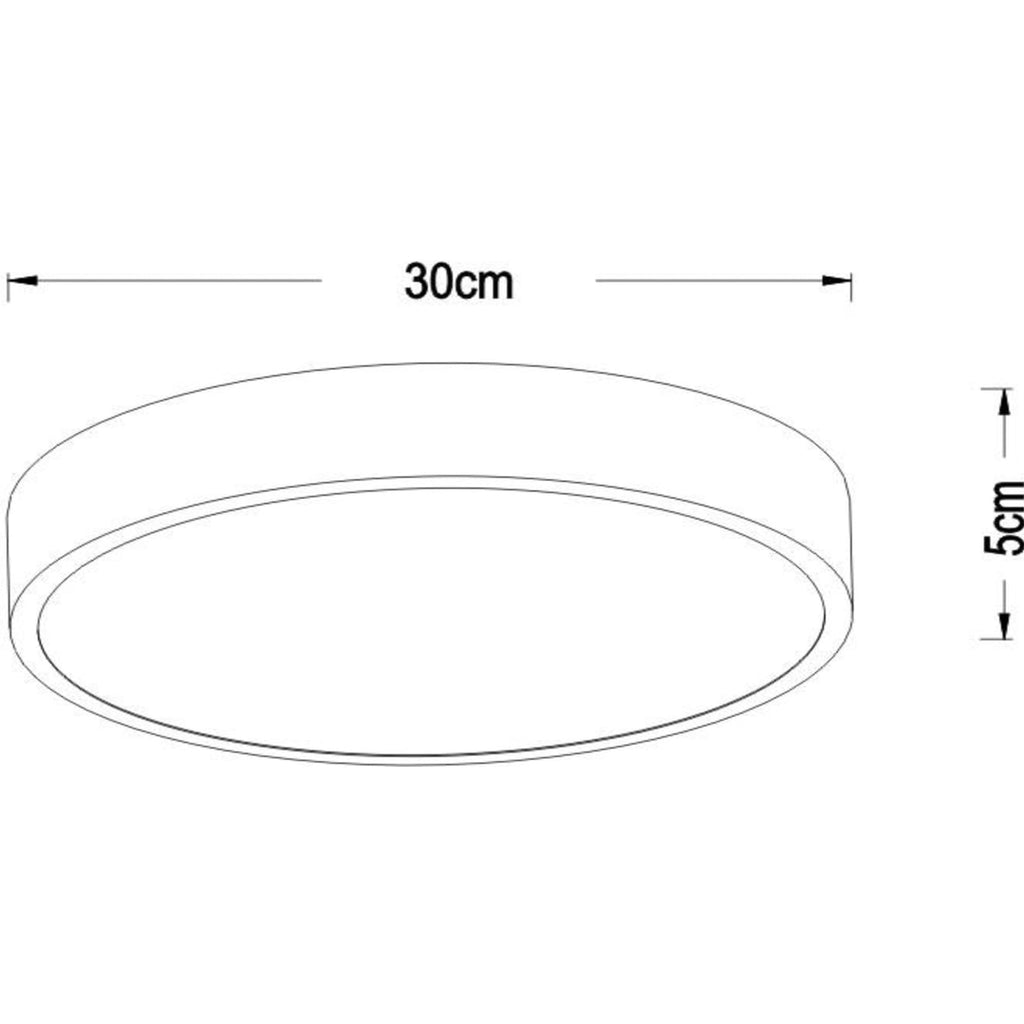 LED taklampe Unar dimbar matt gull Ø30 cm detalj av diffusor