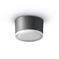 LED taklampe utendørs grafitt Ø13 cm 14,5W IP65 LCD forfra