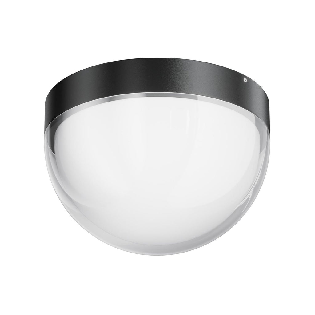 LED taklampe utendørs Mon grafitt Ø18 cm IP65 forfra