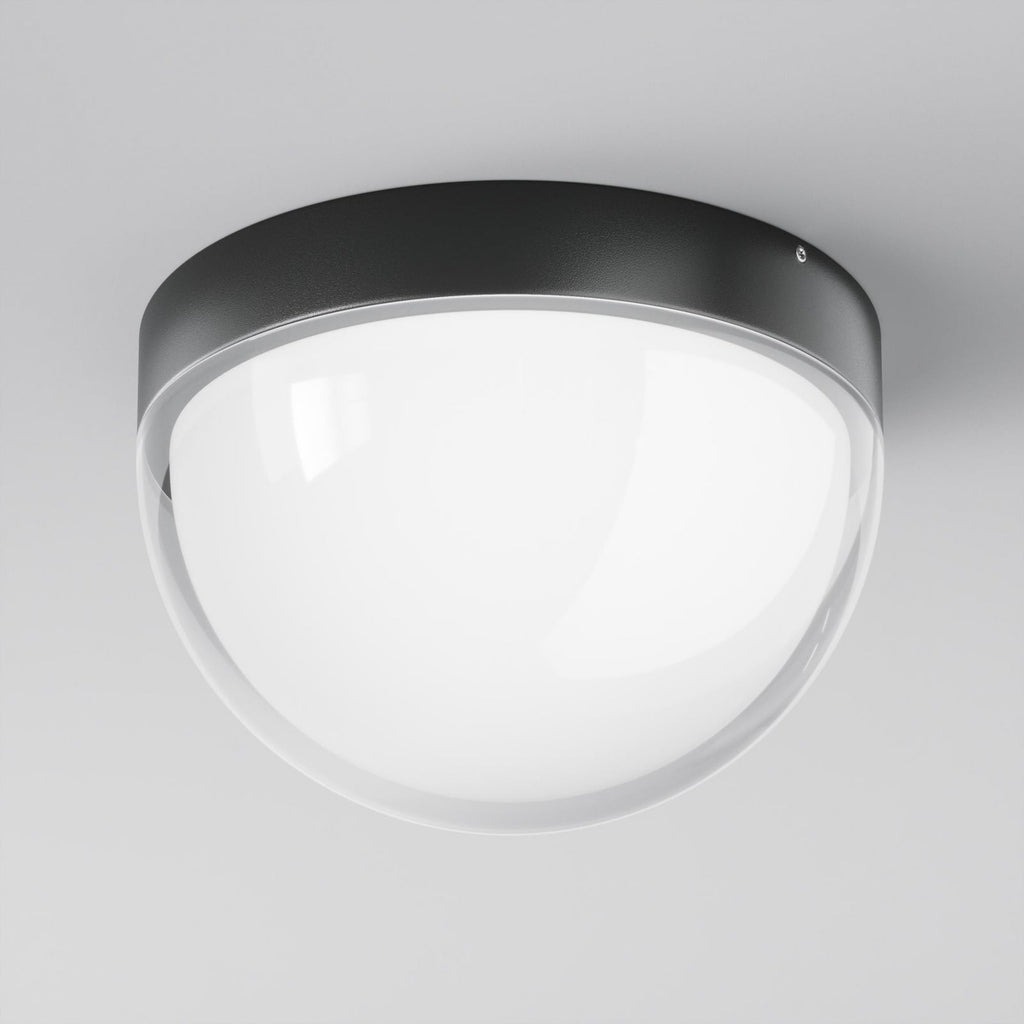 LED taklampe utendørs Mon grafitt Ø18 cm IP65 bakside