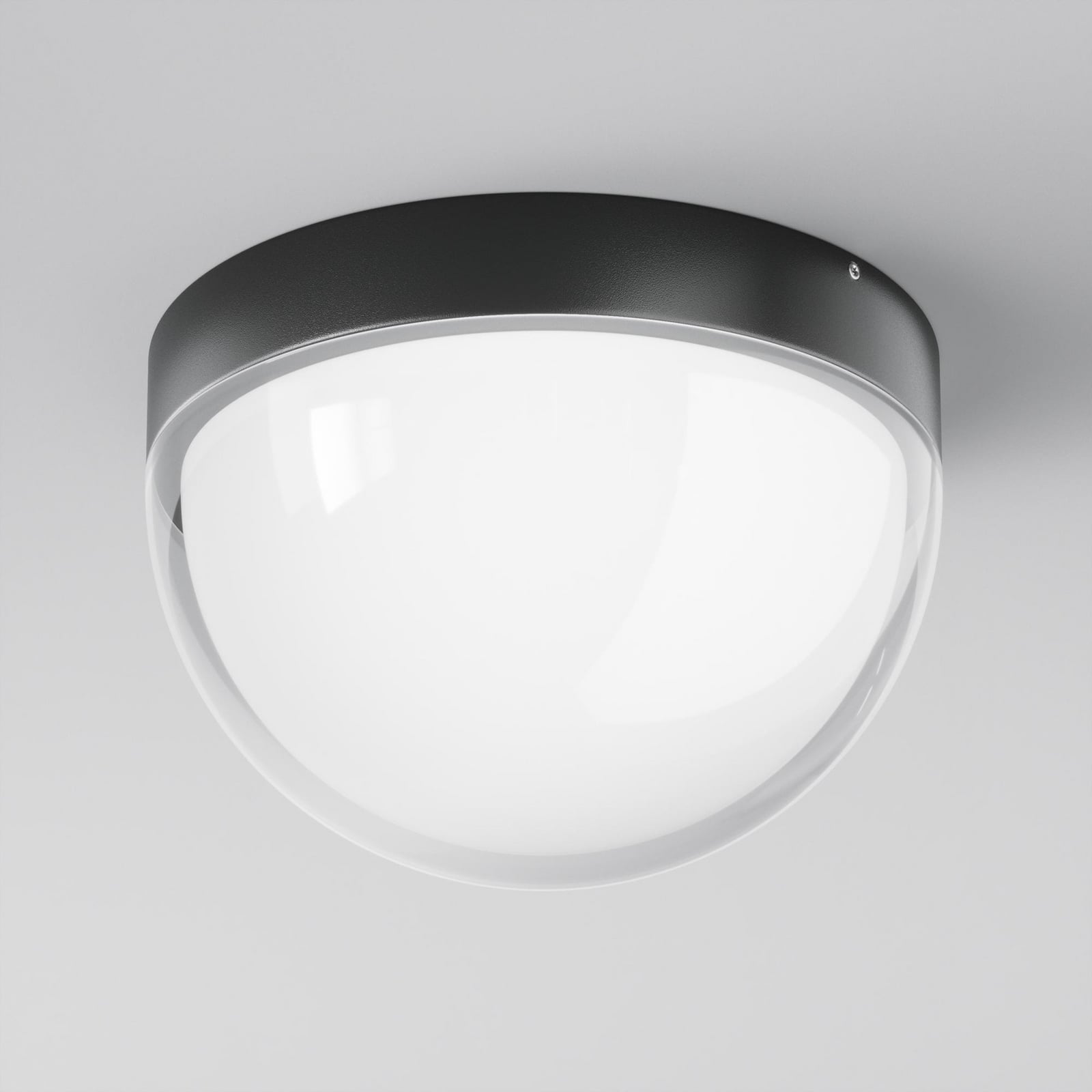LED taklampe utendørs Mon grafitt Ø18 cm IP65 bakside