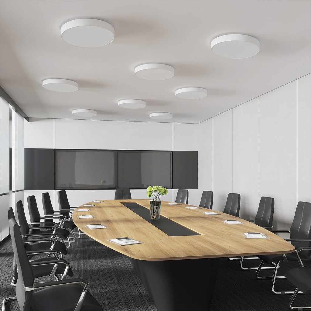 Detalj av LED taklampe Vanida opp og ned dimbar hvit Ø60 cm 57W