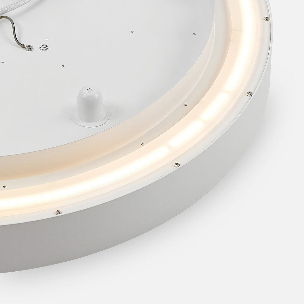 LED taklampe Vanida opp og ned dimbar hvit Ø60 cm 57W monteringsdetalj