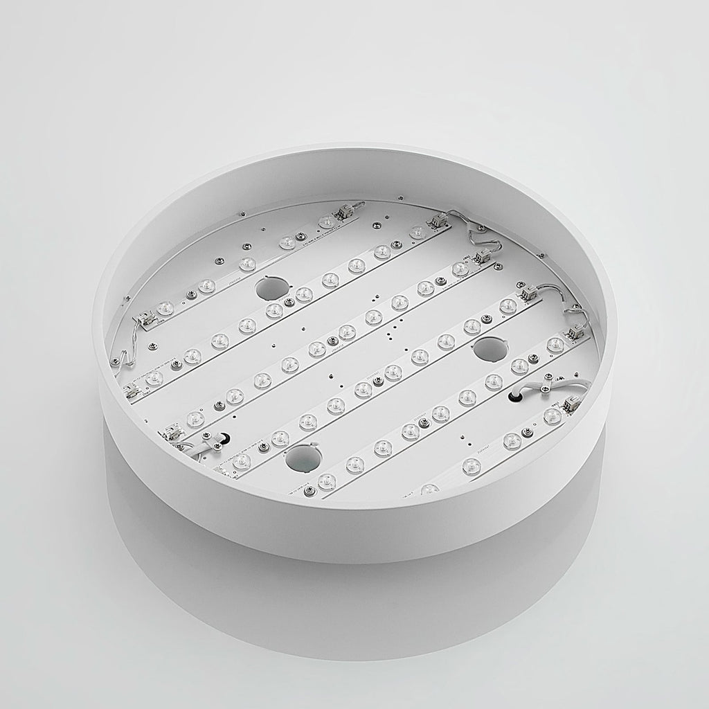 LED taklampe Vanida opp og ned hvit Ø40 cm profil