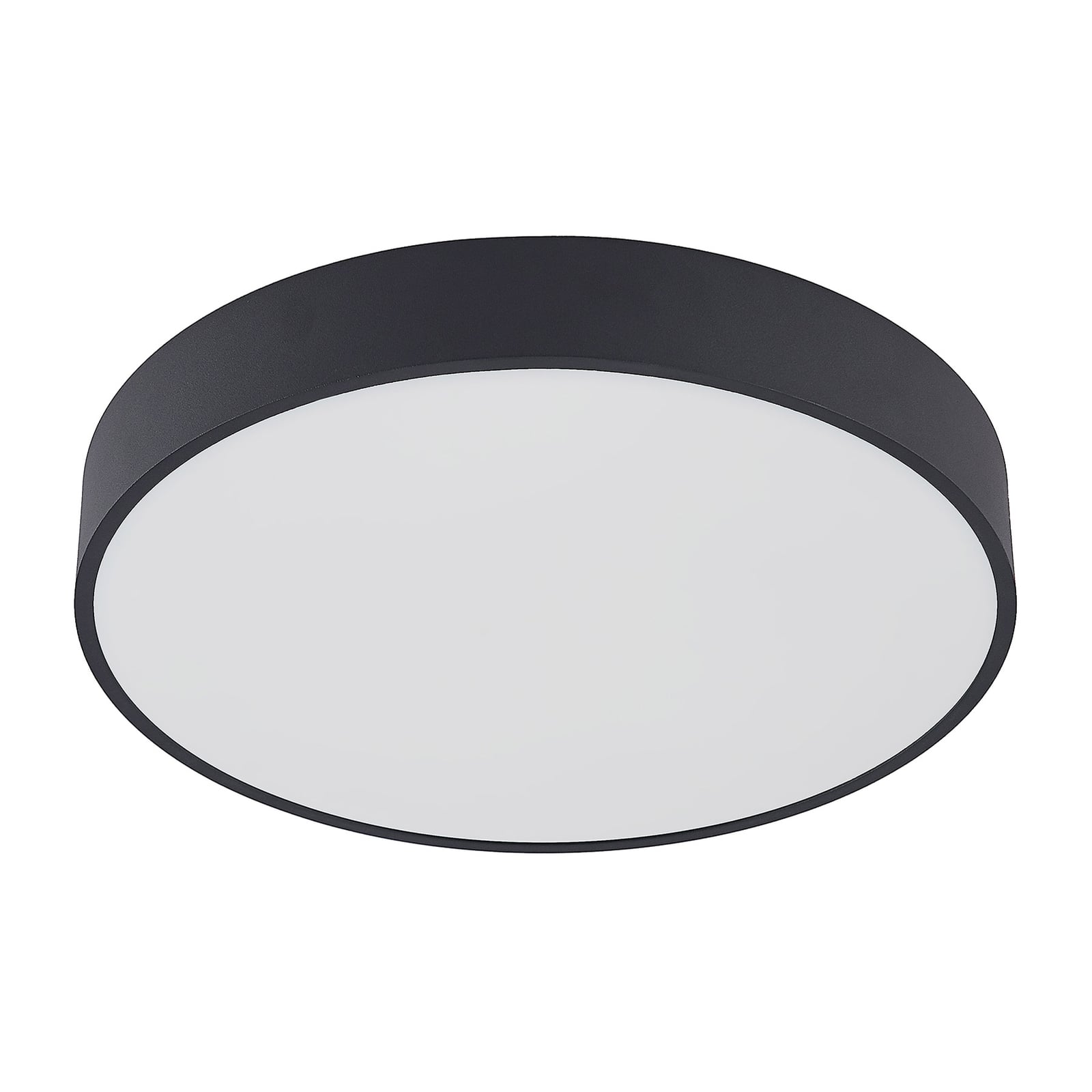 LED-taklampe Vanida svart opp og ned Ø40 cm 30W detalj aluminium ramme