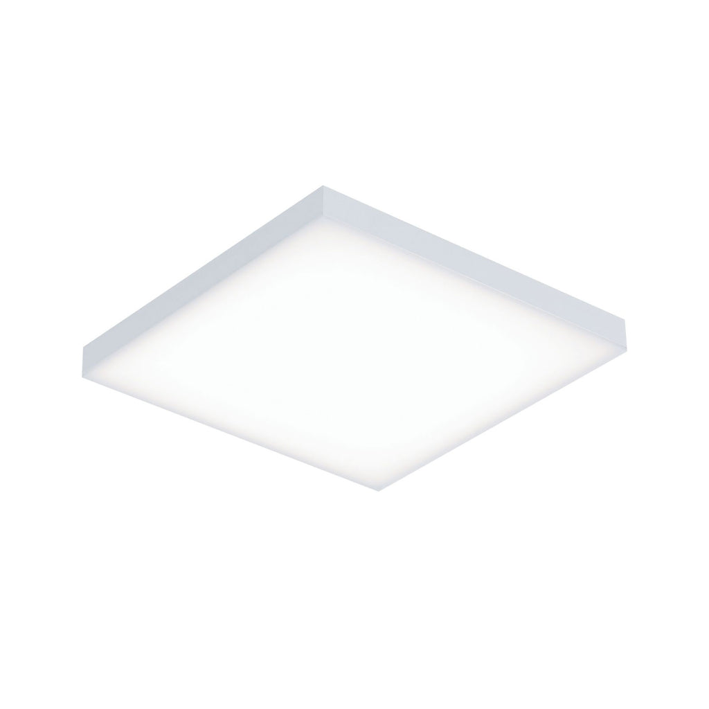 LED-taklampe Velora hvit matt 22,5x22,5 cm montert i tak