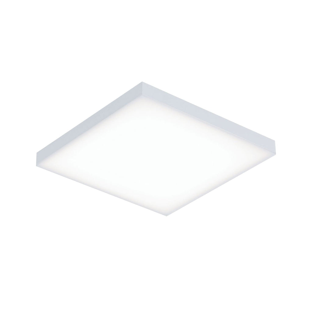 LED-taklampe Velora hvit matt 22,5x22,5 cm montert i tak
