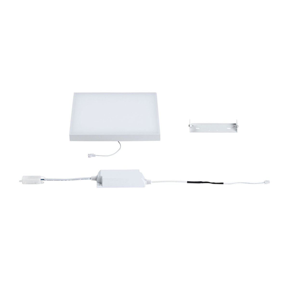 LED-taklampe Velora hvit matt 22,5x22,5 cm lysdetalj