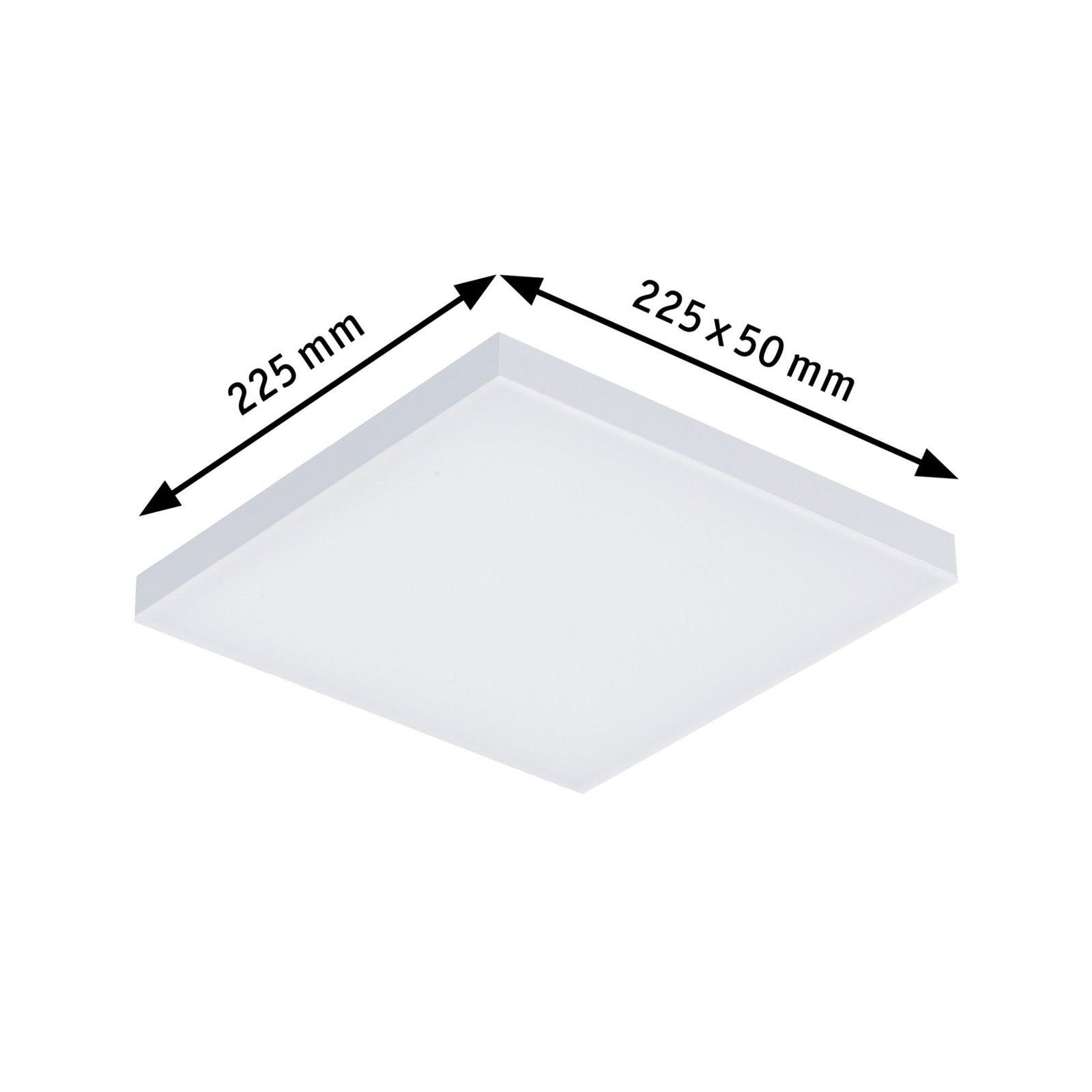 LED-taklampe Velora hvit matt 22,5x22,5 cm design