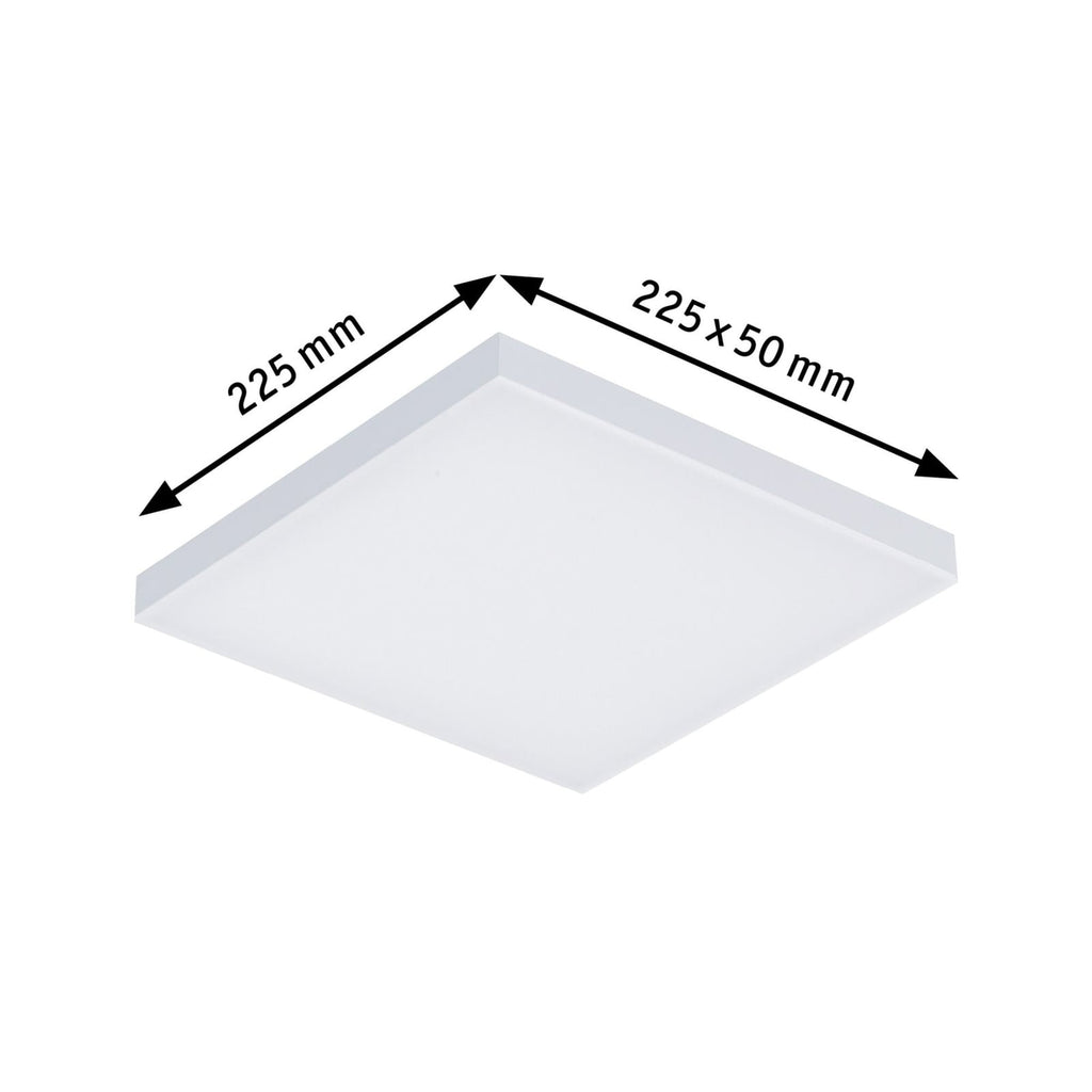 LED-taklampe Velora hvit matt 22,5x22,5 cm design