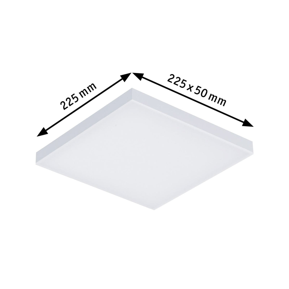 LED-taklampe Velora hvit matt 22,5x22,5 cm design