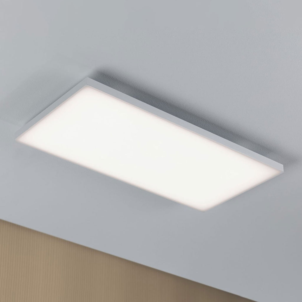 LED-taklampe Velora matt hvit forfra