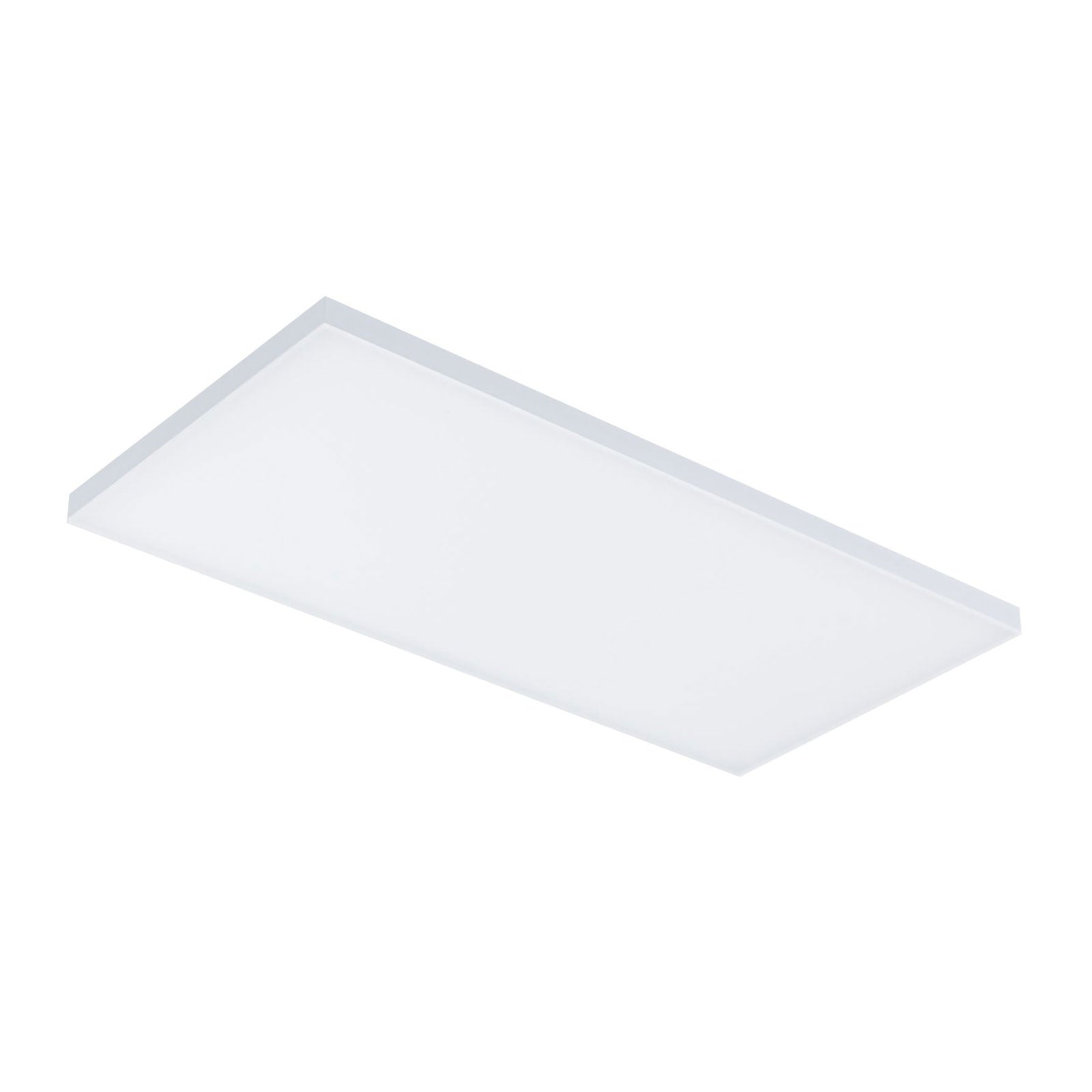 LED-taklampe Velora matt hvit nærbilde av LED-panel