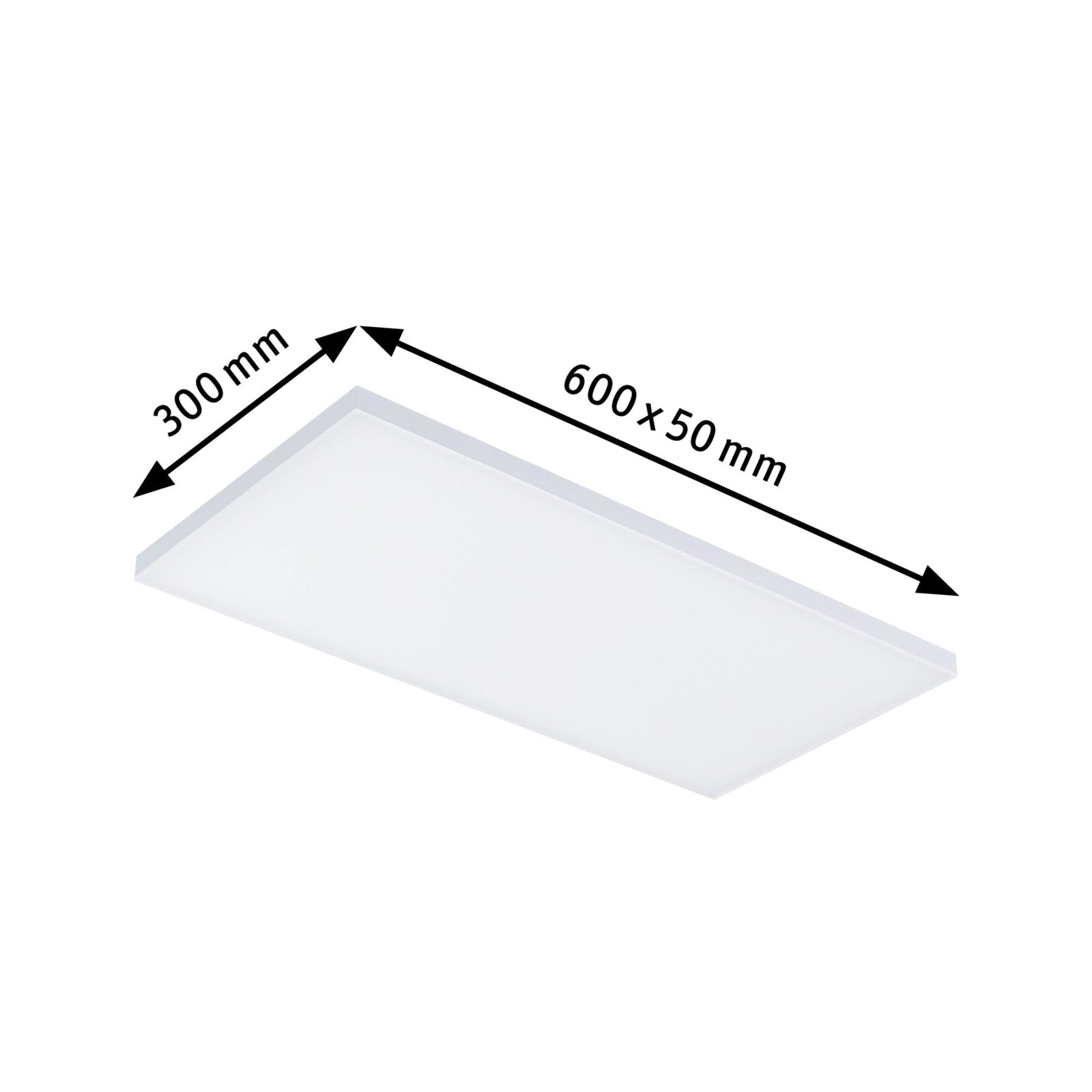 LED-taklampe Velora matt hvit oversikt