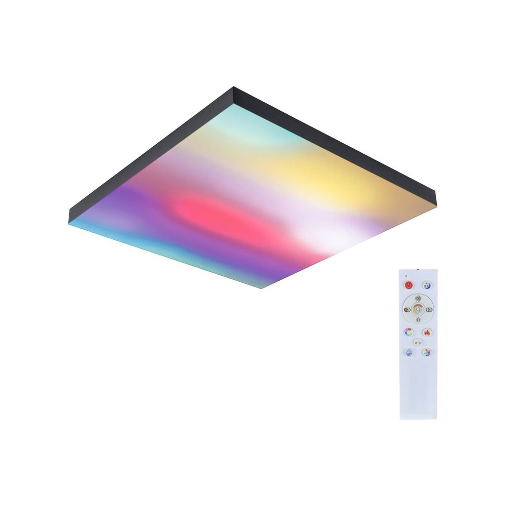 LED taklampe Velora Rainbow RGBW med fjernkontroll forfra