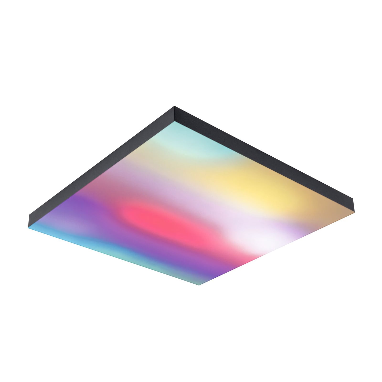 Montert LED taklampe Velora Rainbow RGBW med fjernkontroll i rom