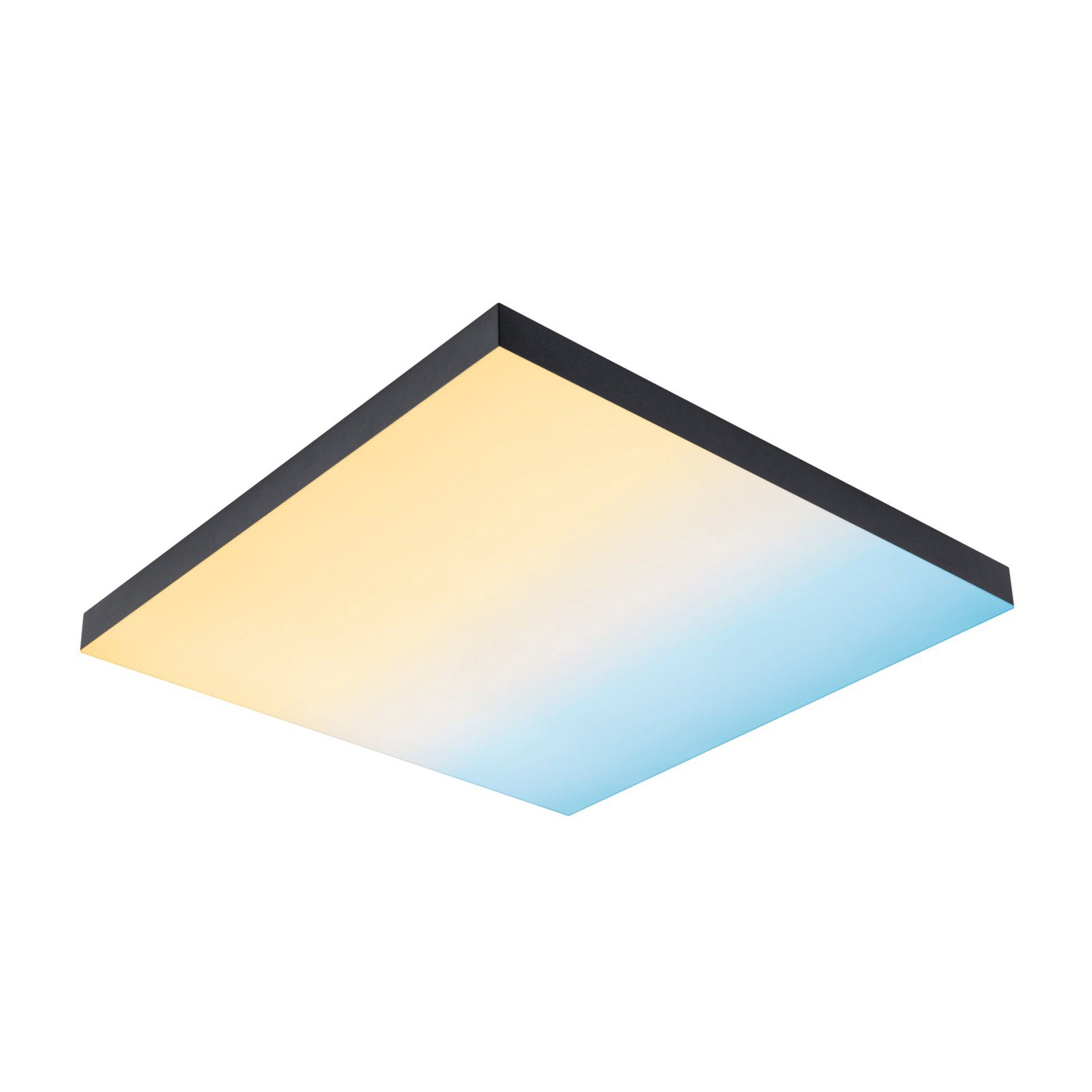 Nærbilde av LED taklampe Velora Rainbow RGBW med fjernkontroll