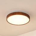 LED taklampe Velua CCT tre/hvit forfra