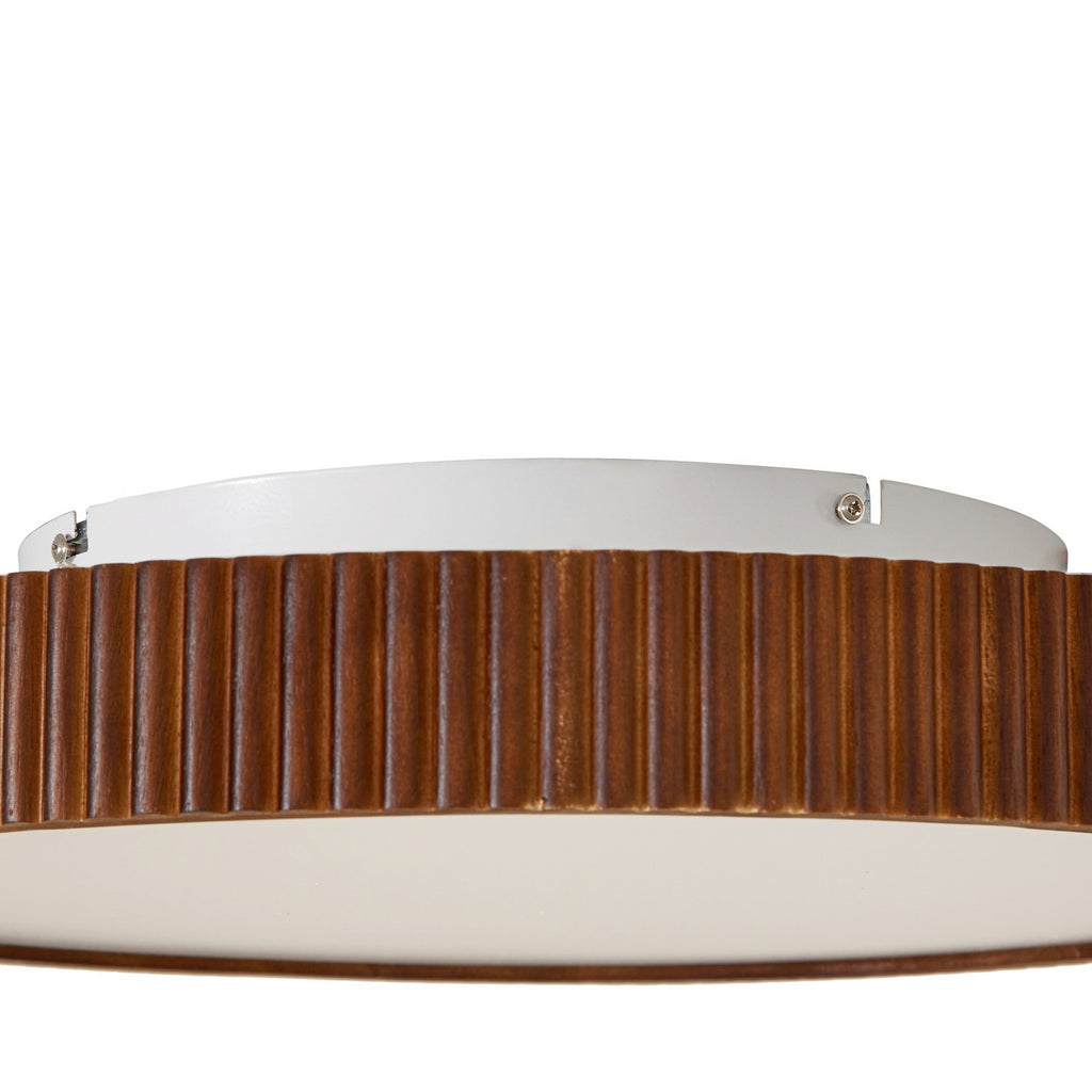 LED taklampe Velua CCT tre/hvit sett ovenfra