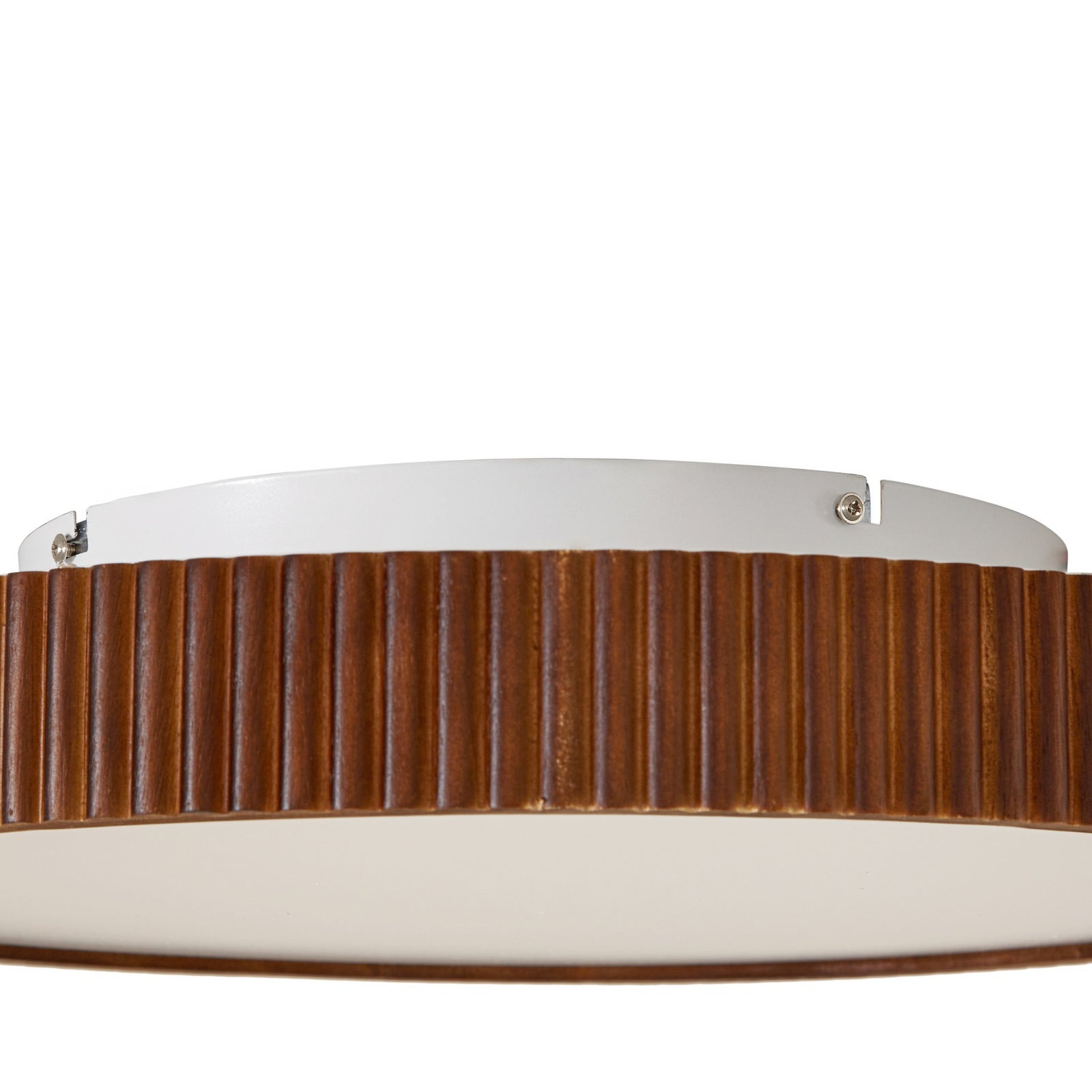 LED taklampe Velua CCT tre/hvit sett ovenfra