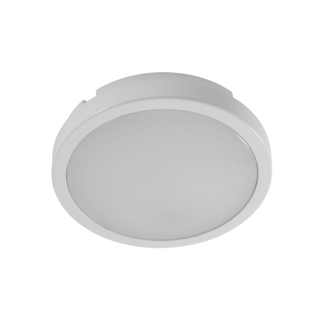 LED taklampe Vera hvit plast Ø22 cm montert i tak