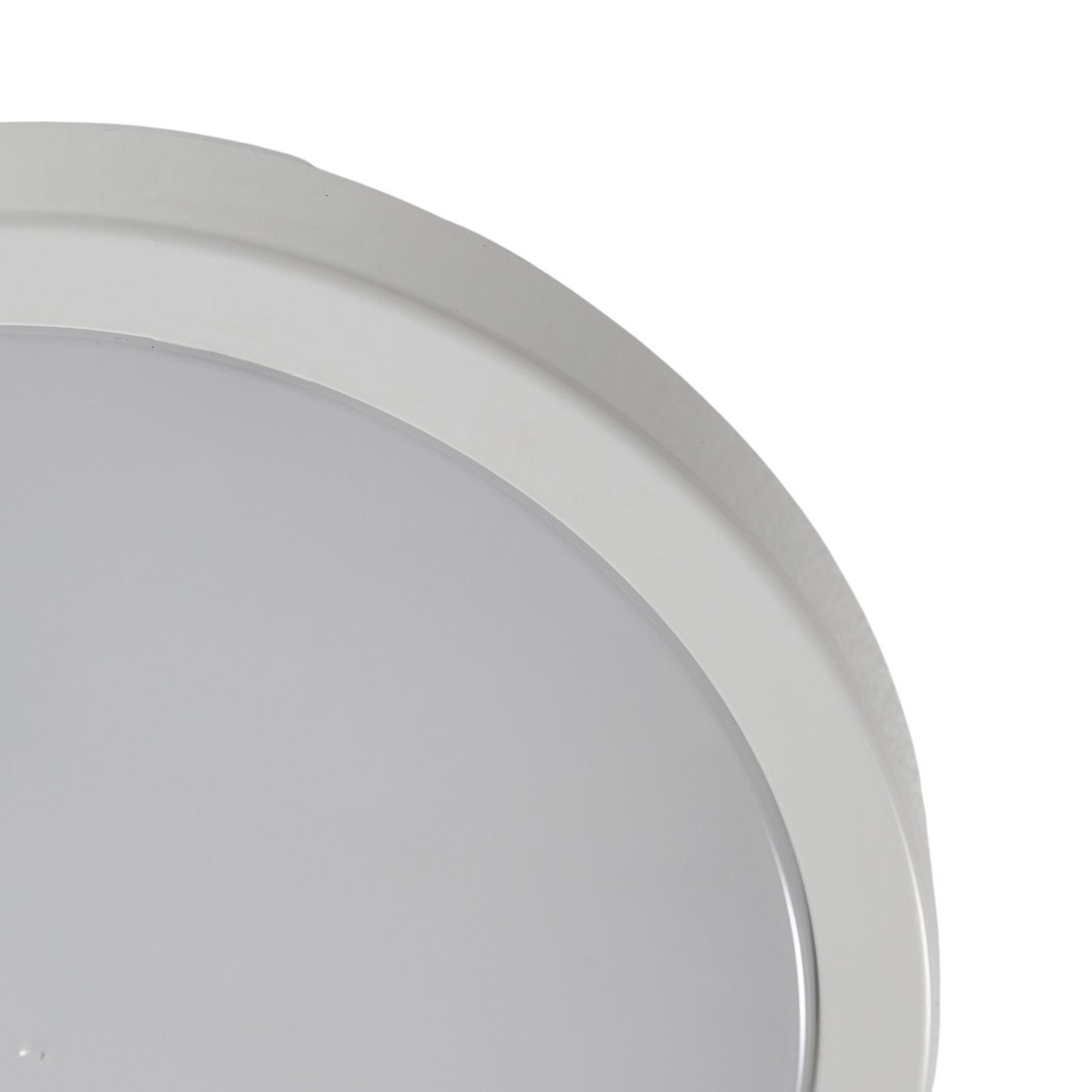 Nærbilde av LED taklampe Vera hvit plast Ø22 cm