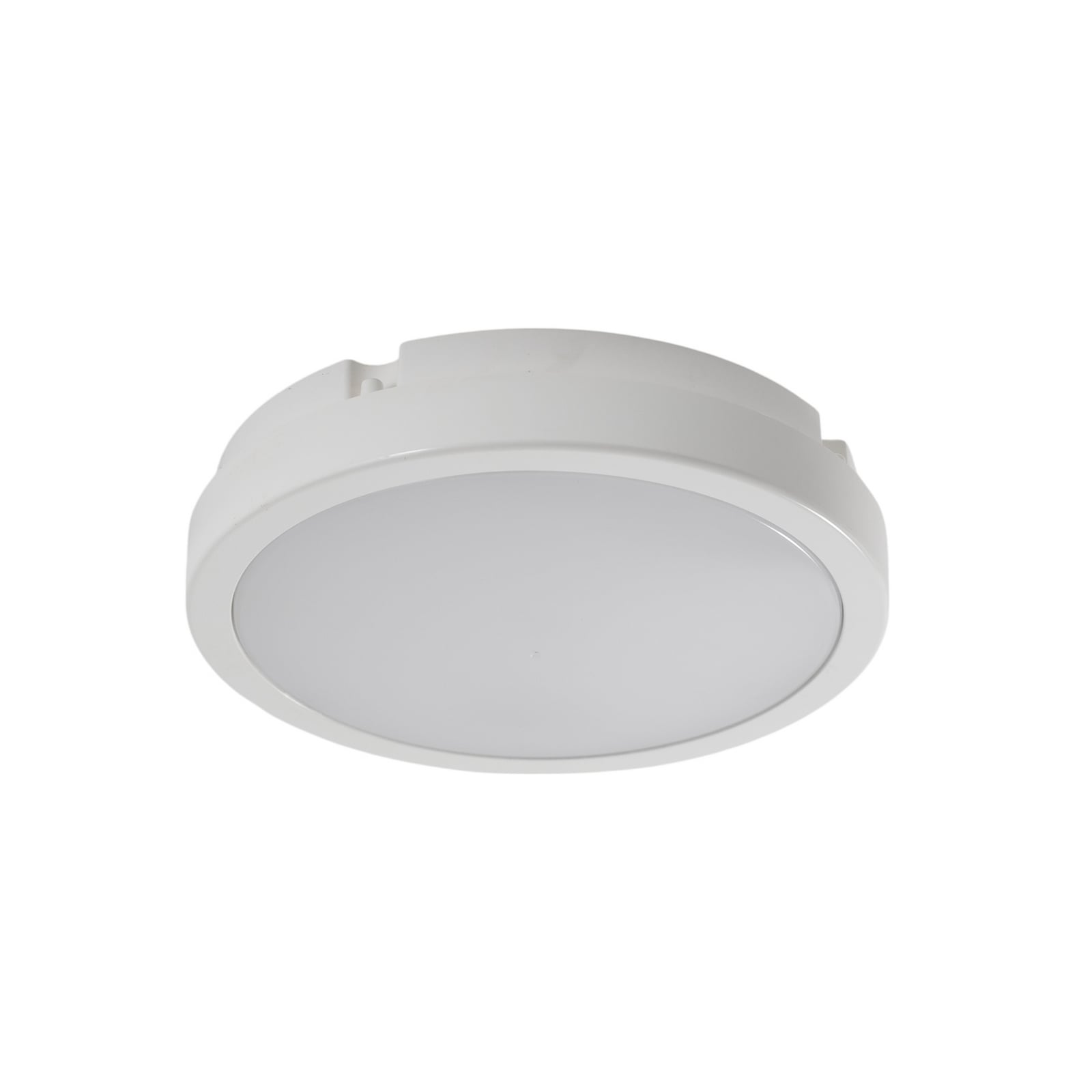LED taklampe Vera hvit plast Ø22 cm med lyseffekt