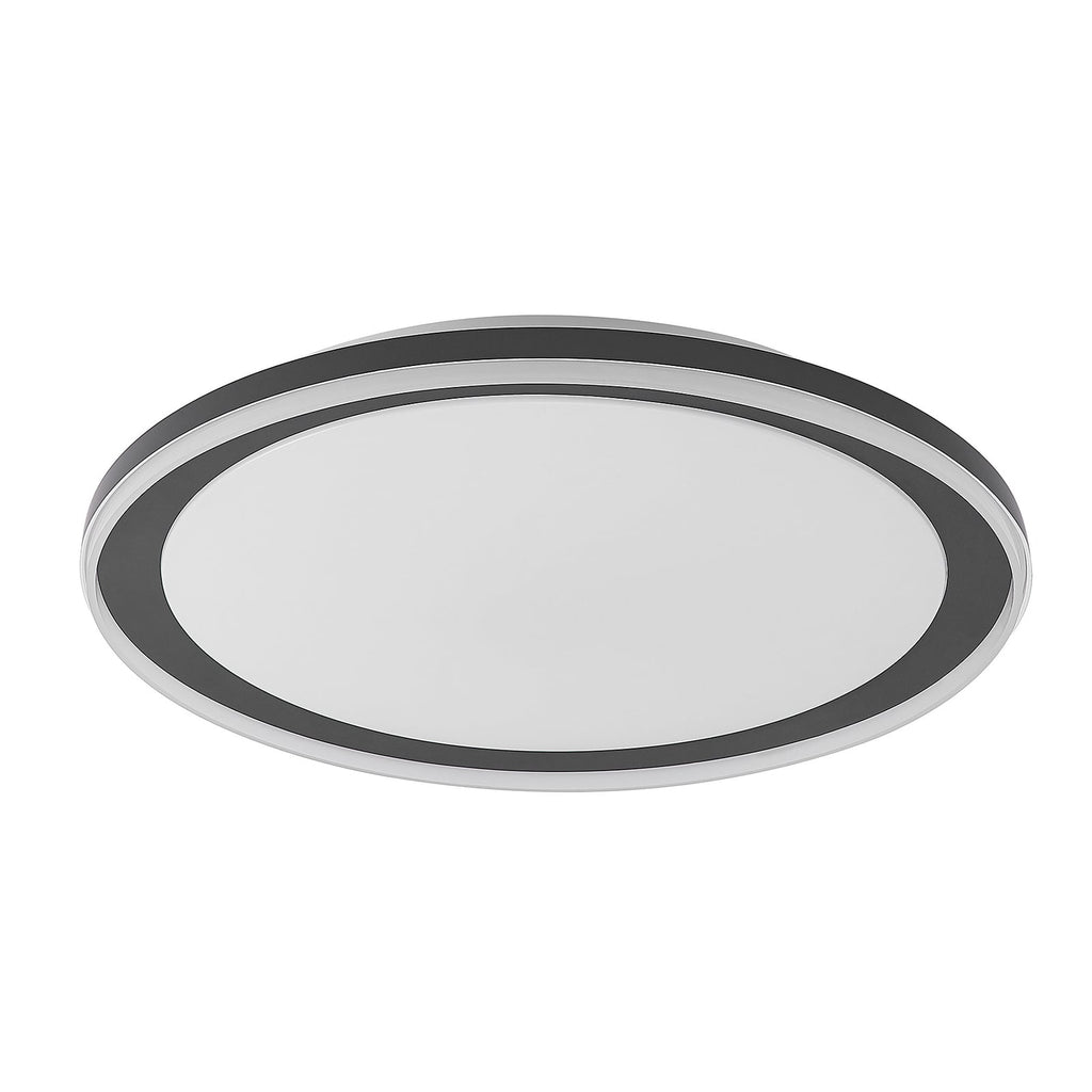 LED taklampe Verdan dimbar CCT med fjernkontroll Ø55 cm svart montert i rom