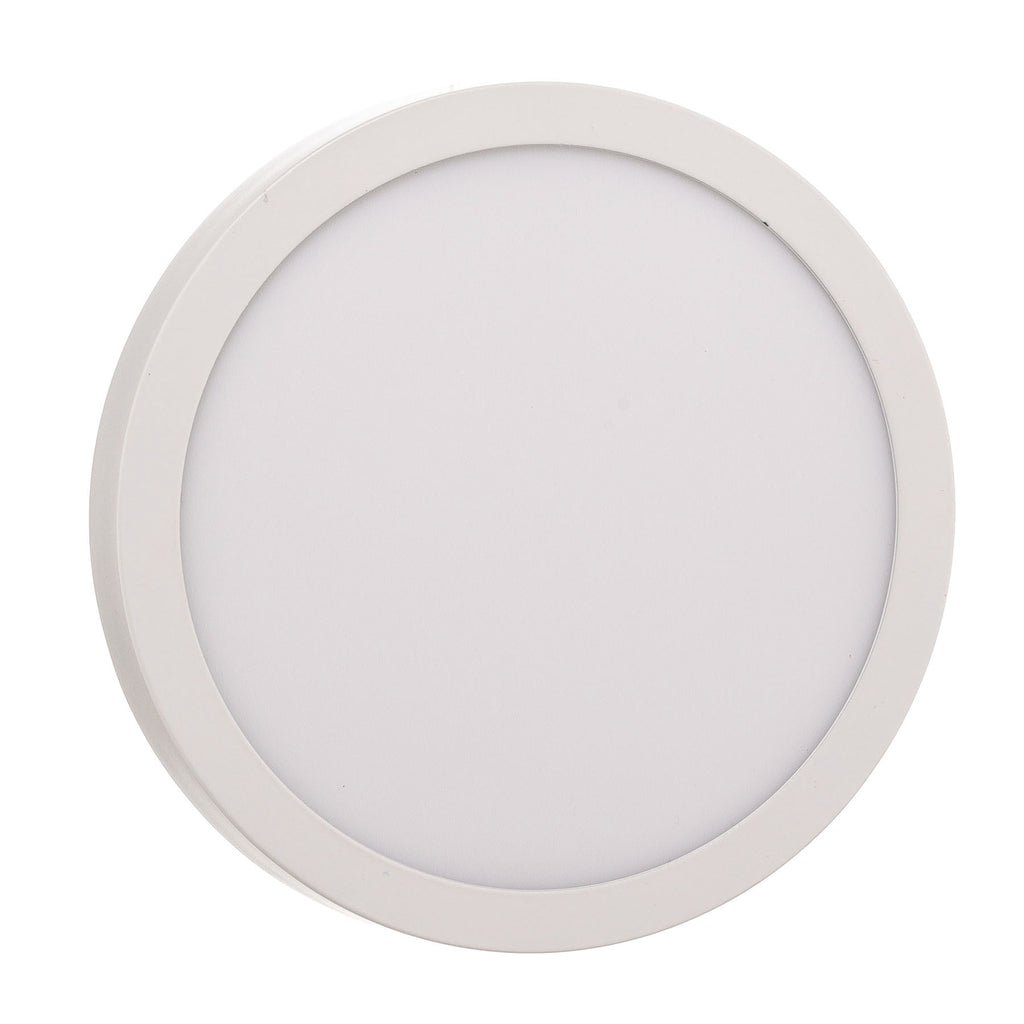 LED taklampe Vika rund hvit aluminium lys av