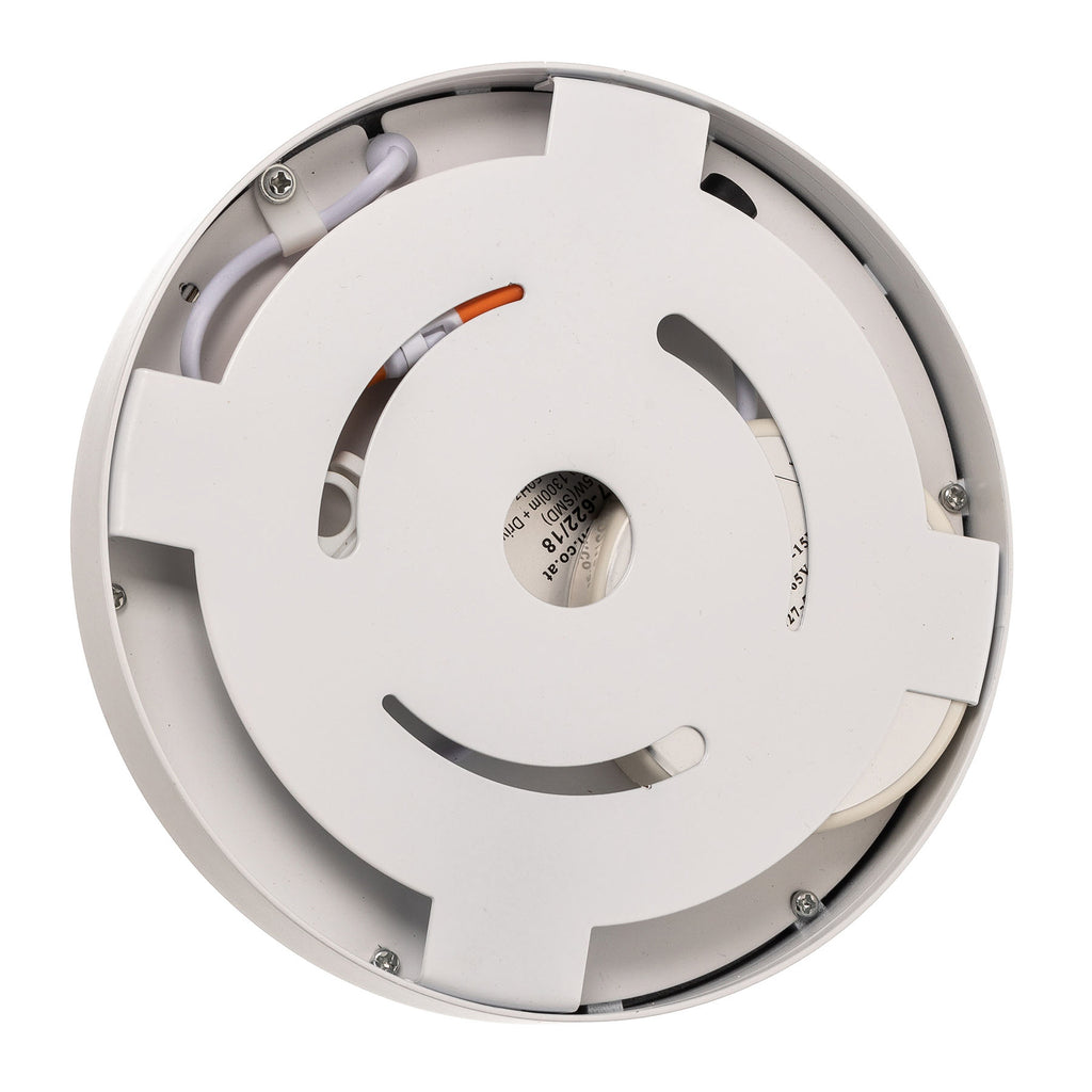 LED taklampe Vika rund hvit aluminium monteringsdetalj