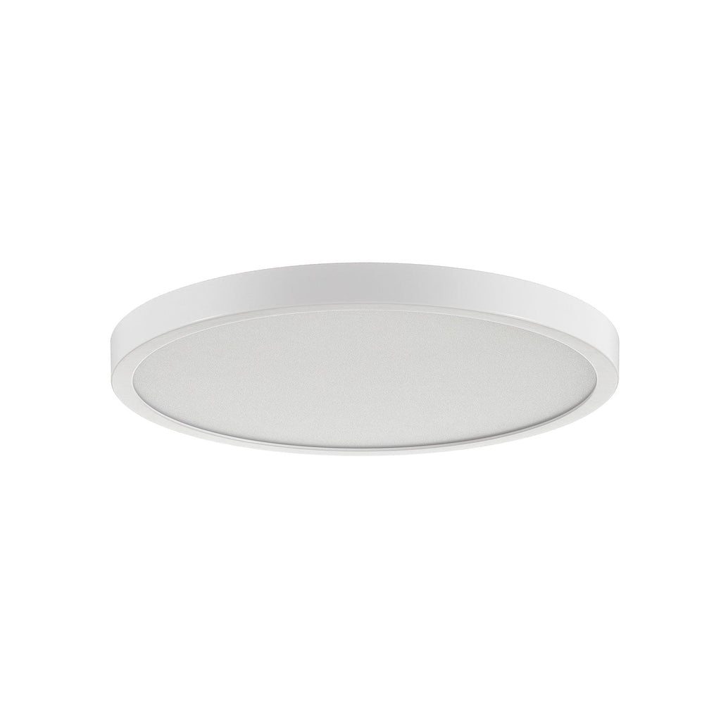 LED taklampe Vika rund hvit aluminium detalj av ramme
