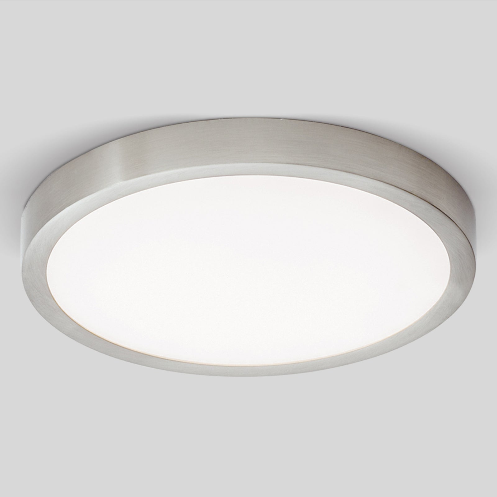LED taklampe Vika rund matt titan Ø23 cm 22W varmhvit bakside