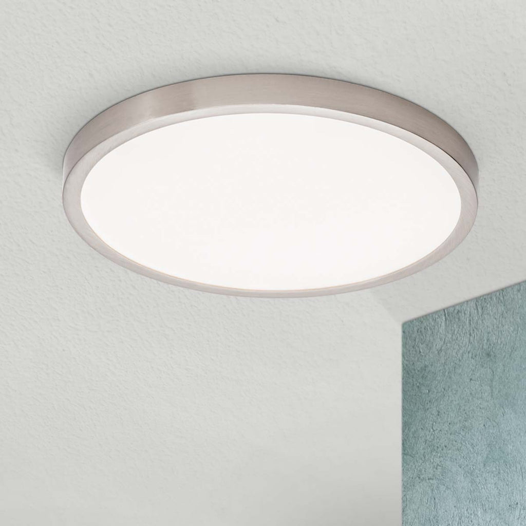 Detalj av LED taklampe Vika rund matt titan